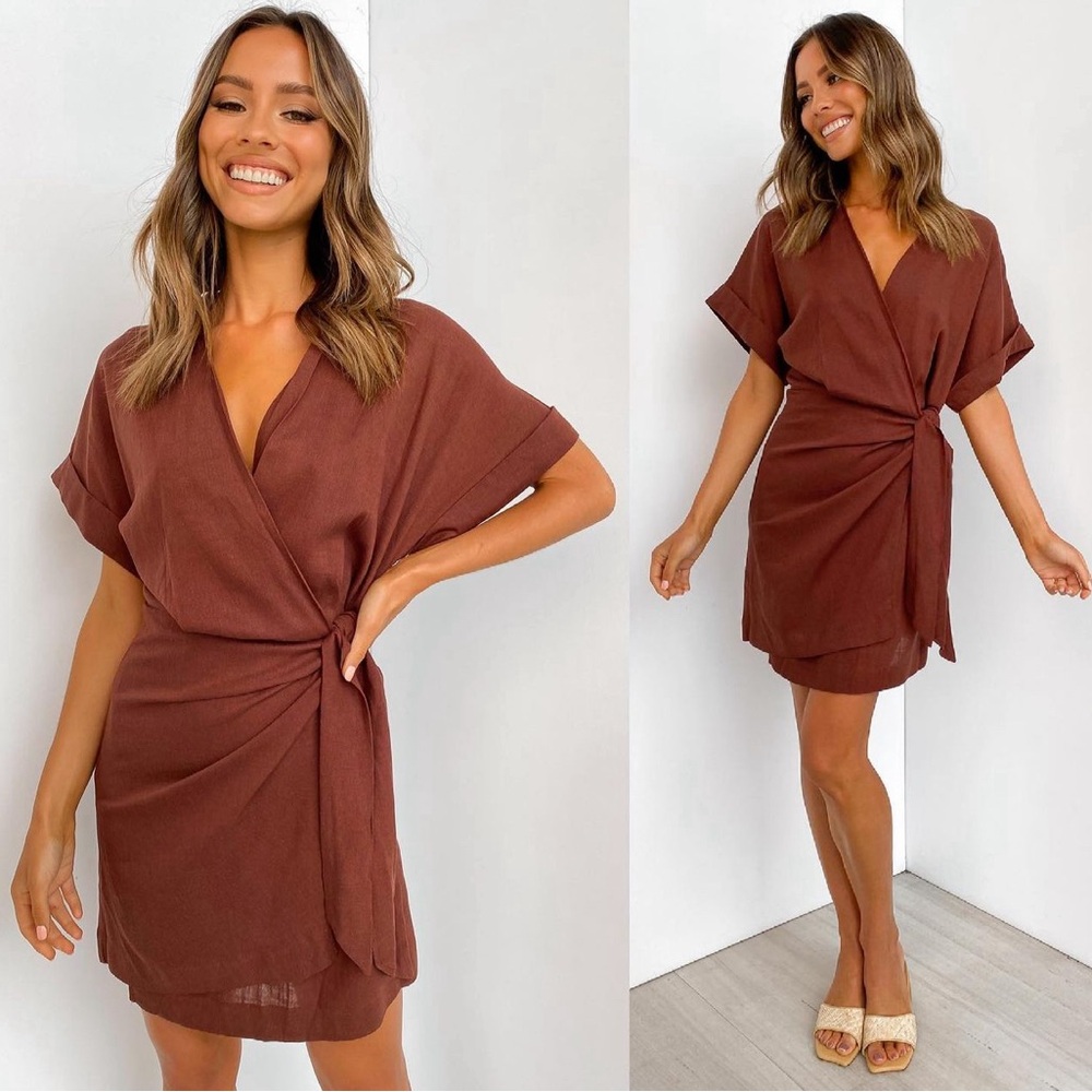 Petal and pup apex chocolate dress